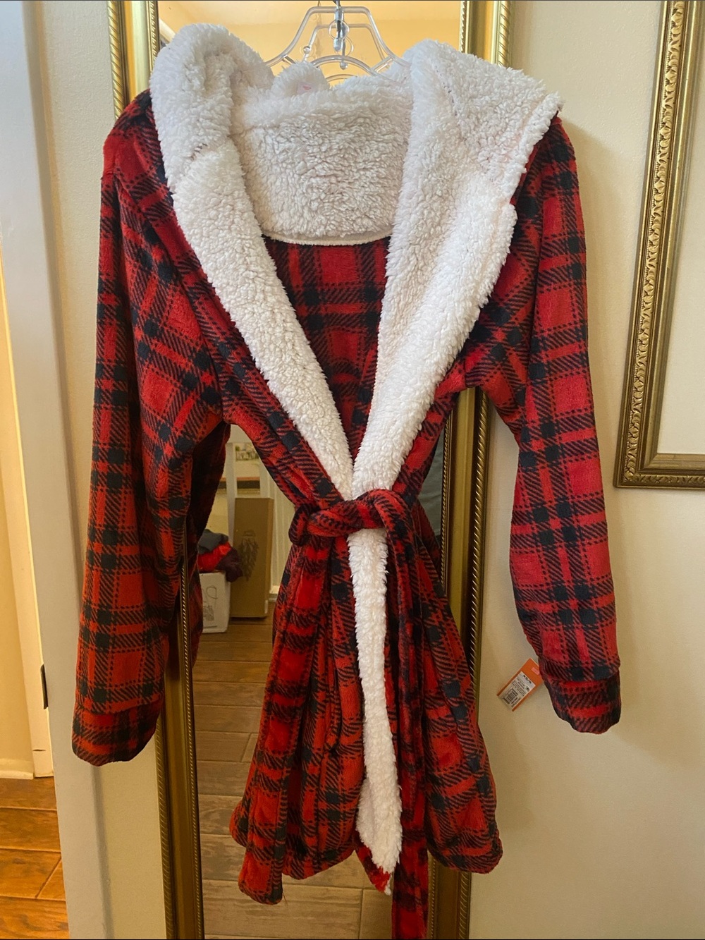 Colsie soft plush hooded bathrobe NWT.   XS/S